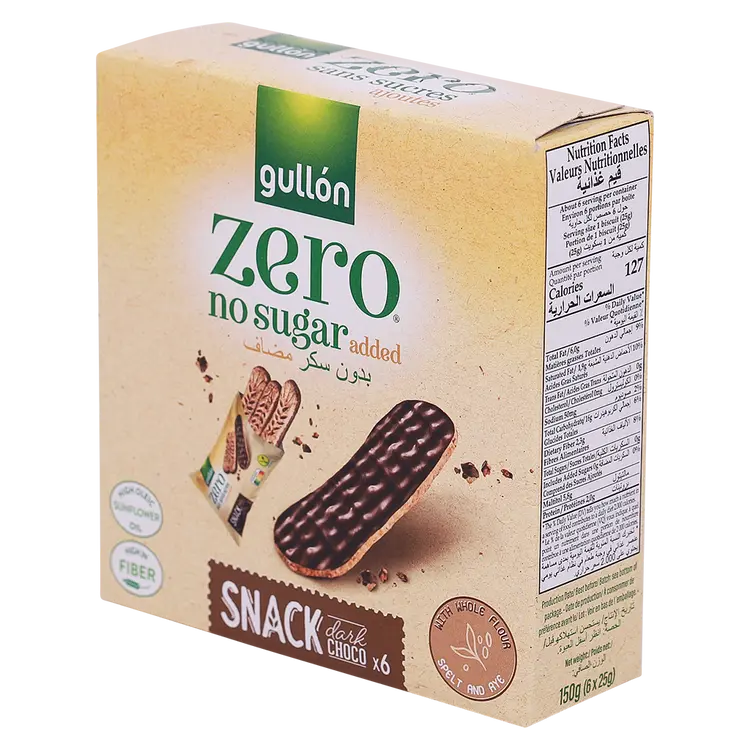 Gullon Chocolate Negro Zero 150 g