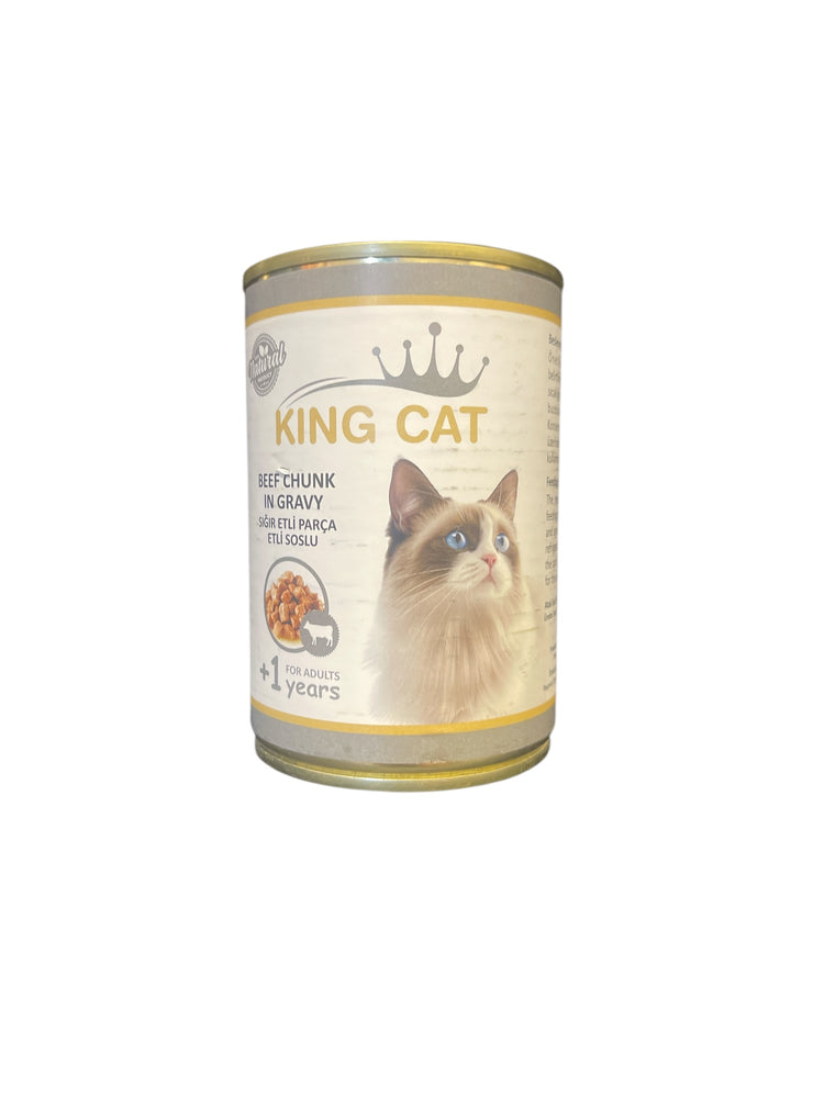 King Cat Beef Chunk In Gravy 1 Years 400g
