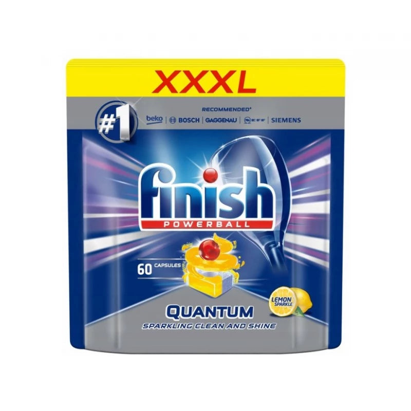 Finish Capsules Quantum Lemon 60 Pieces