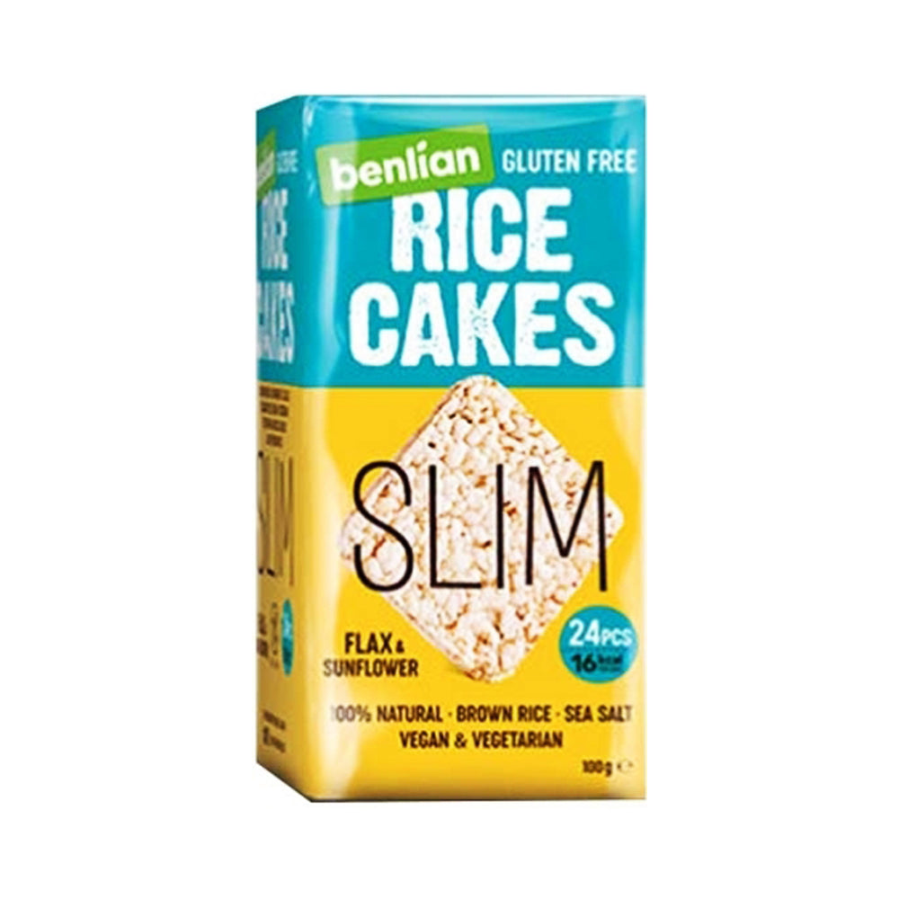 Benlian Corn Cakes Flax & Sunflower 100g