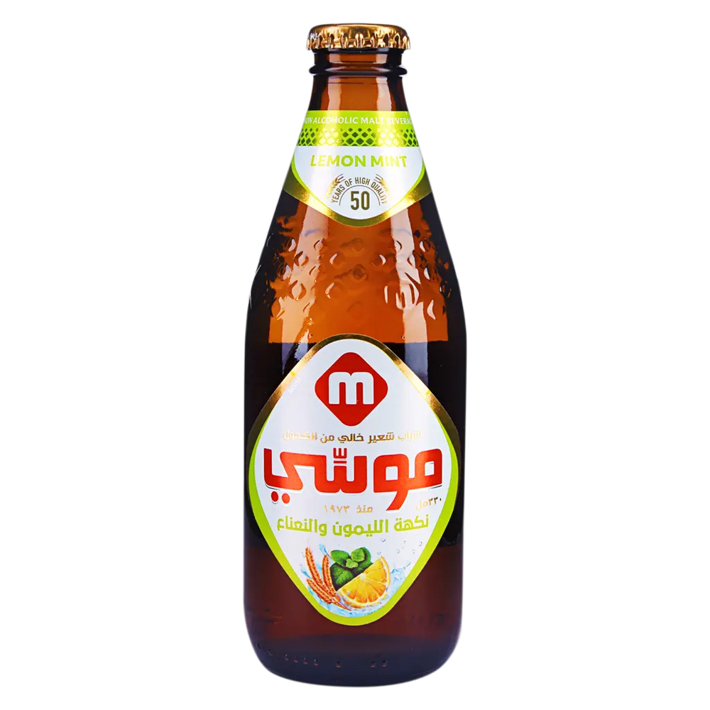 Moussy Malt Drink Ice Lemon & Mint  Flavour 330ml