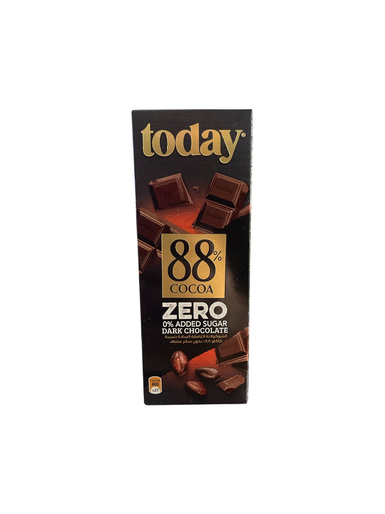 Today Dark Chocolate 0 % Added Sugar 88% Cocoa 60g