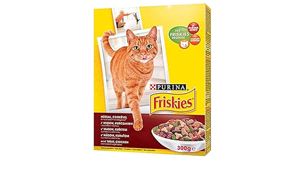 Friskies Meat Chicken and Dry Food 300g