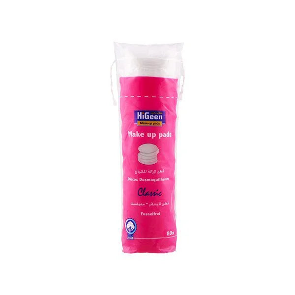 Higeen Make Up Pads 80 Pads