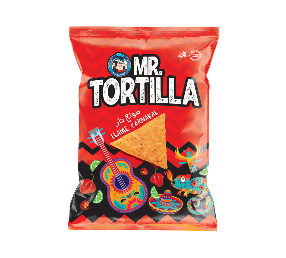 Mr Chips Tortilla Flame Carnaval 72g