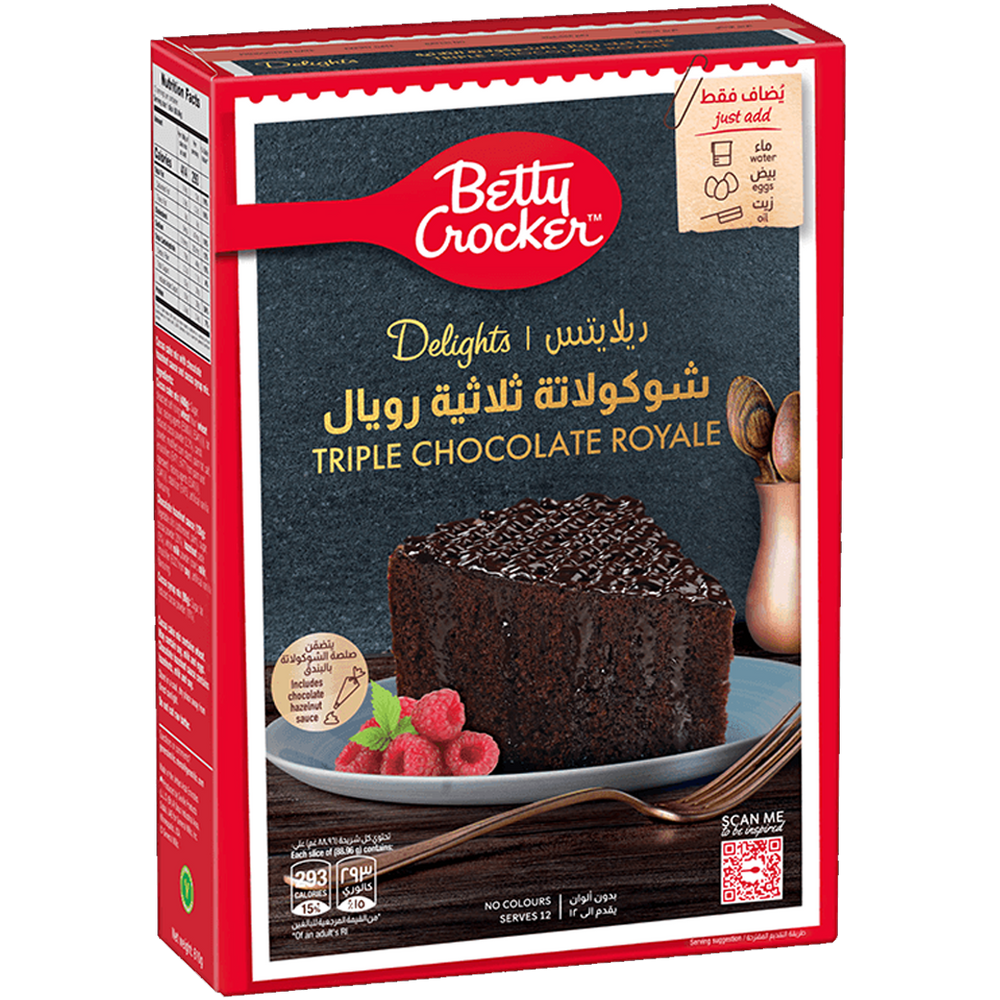 Betty Crocker Triple Chocolate Royale 610g