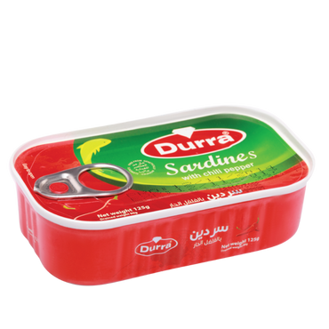 Durra Sardines In Oil And Hot 125 ml