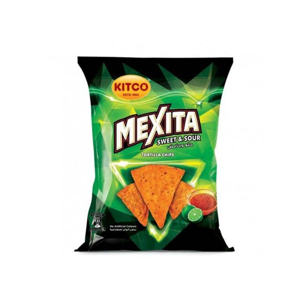 Kitco Mexita Sweet & Sour Tortilla Chips 40g
