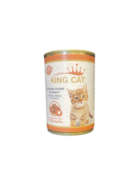 King Cat Chiken Chunk In Gravy 2-12 Months 400g