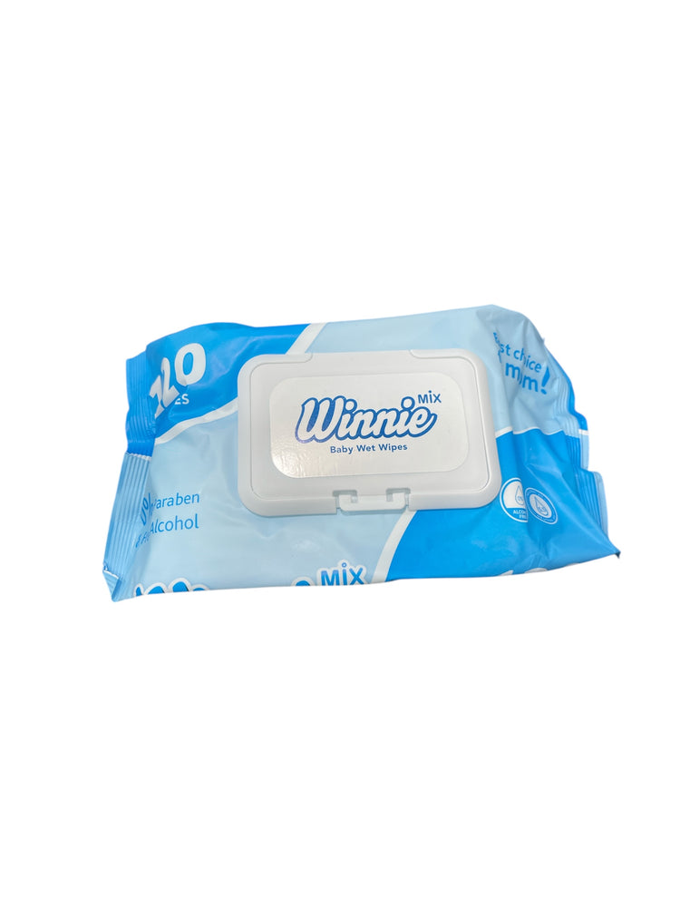 Winnie Mix Baby Wet Wipes 120 Wet Wipes