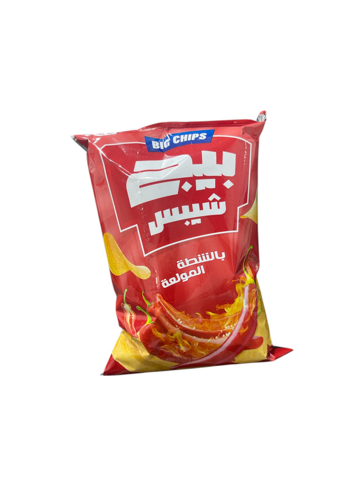 Big Chips Max Fire Potato Chips 80g