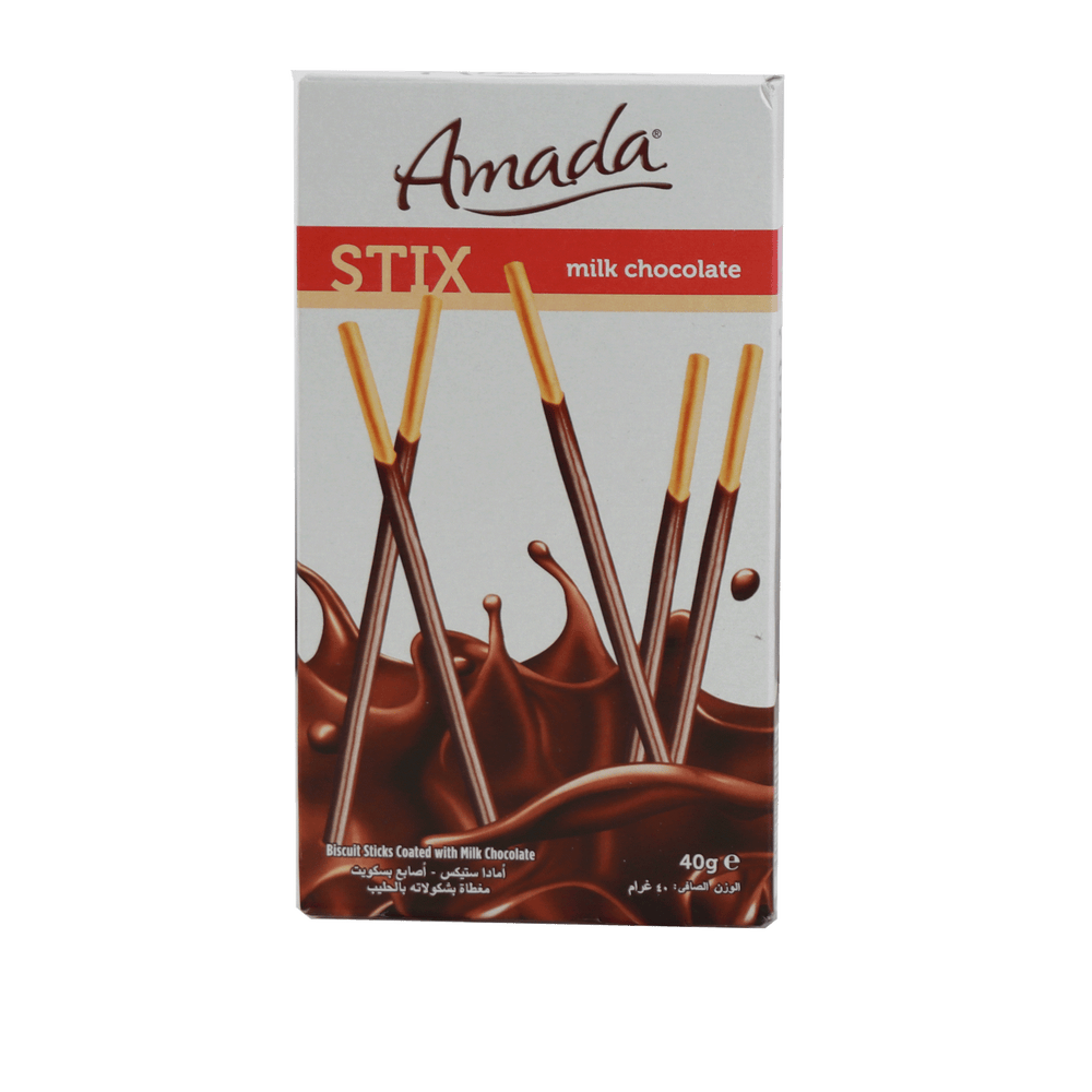 Amada Milk Chocolate Stix 25g