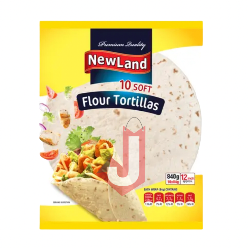 NewLand 10 Soft Flour Tortillas 12 inch 600g