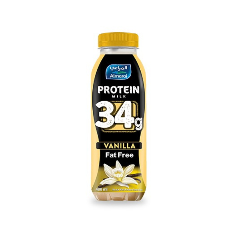 Almarai Protein Milk 34g Vanilla No Added Sugar 400ml
