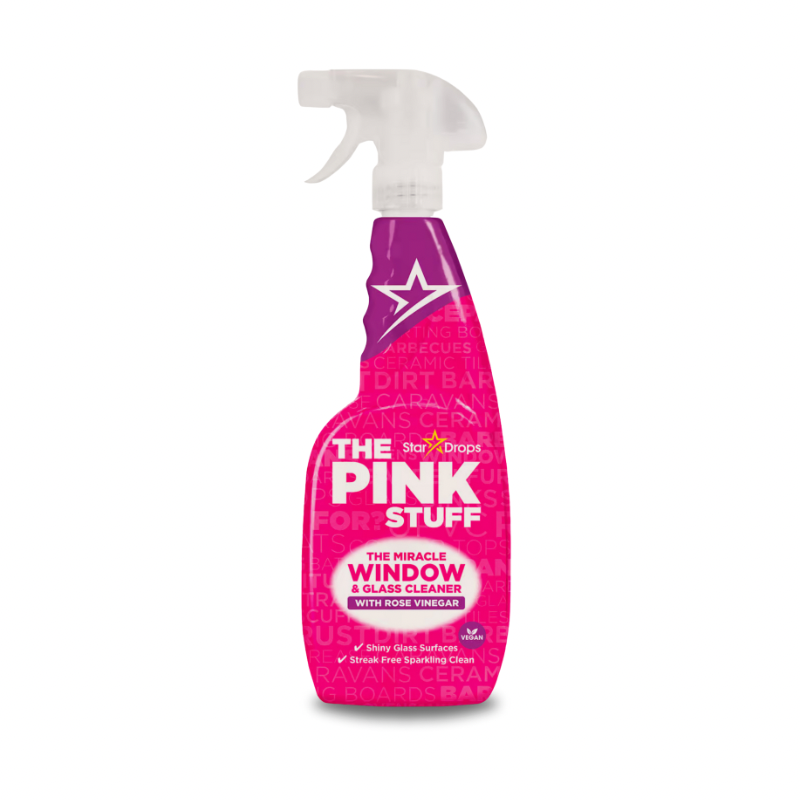 The Pink Stuff The Miracle Window & Glass Cleaner with Rose Vinegar 750ml