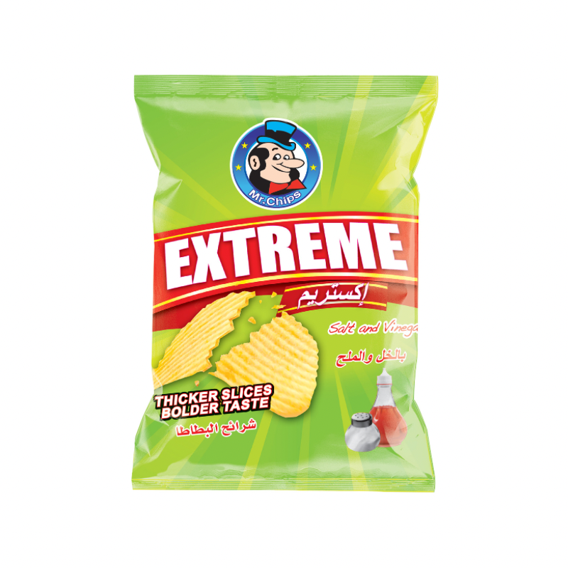 Mr. Chips Extreme Salt & Vinegar 72g