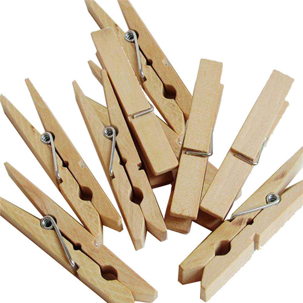 Wooden Clothespins 20 Pcs