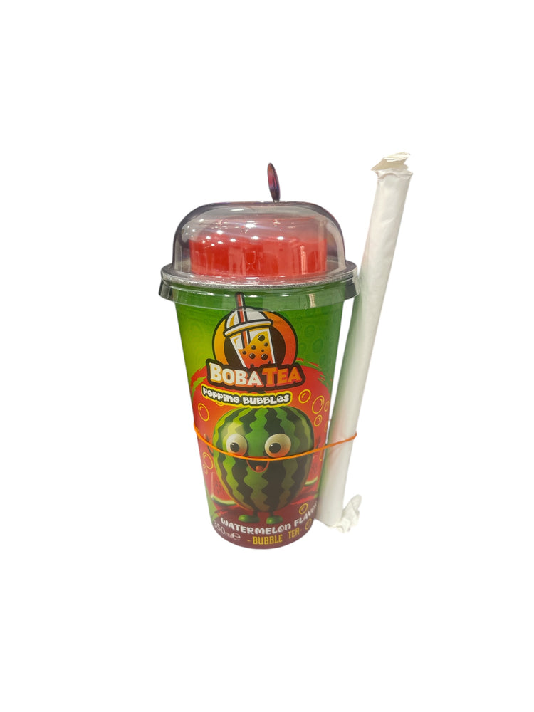 Boba Tea Watermelon Flavor With Bubble 350ml