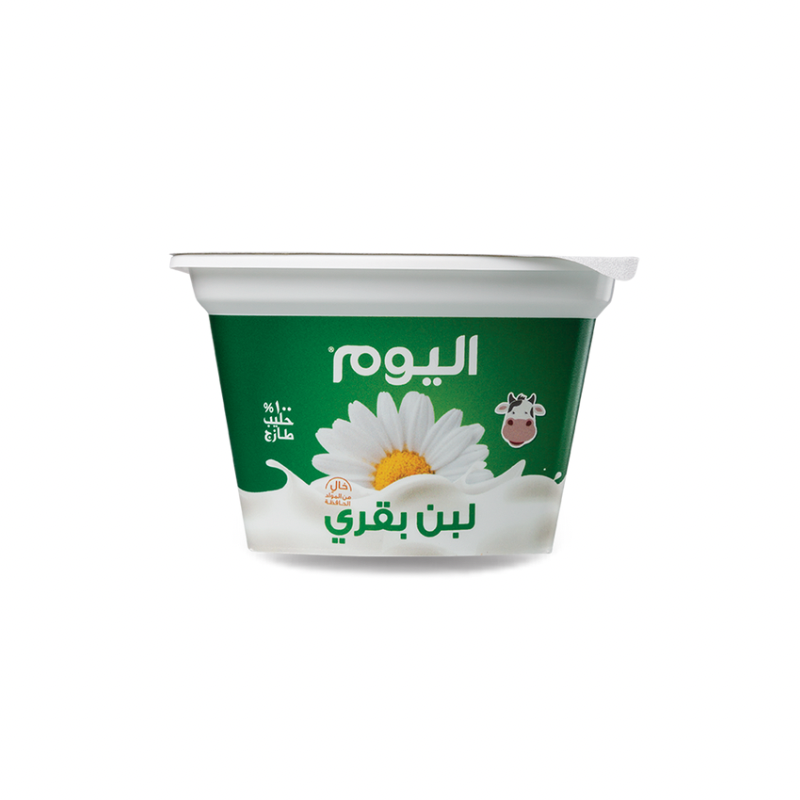 اليوم لبن بقري 200 جرام