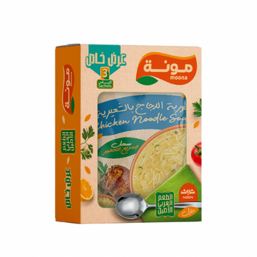 Moona Chicken Noodle Soup 60 g*3 Sachets