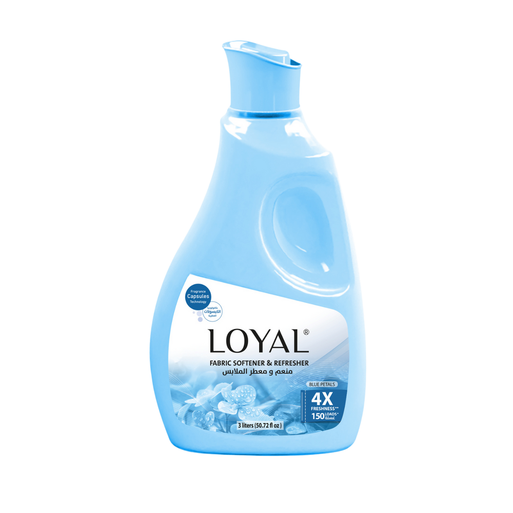 Loyal Fabric Softener & Freshener Soft Blue Petals 3 Liters