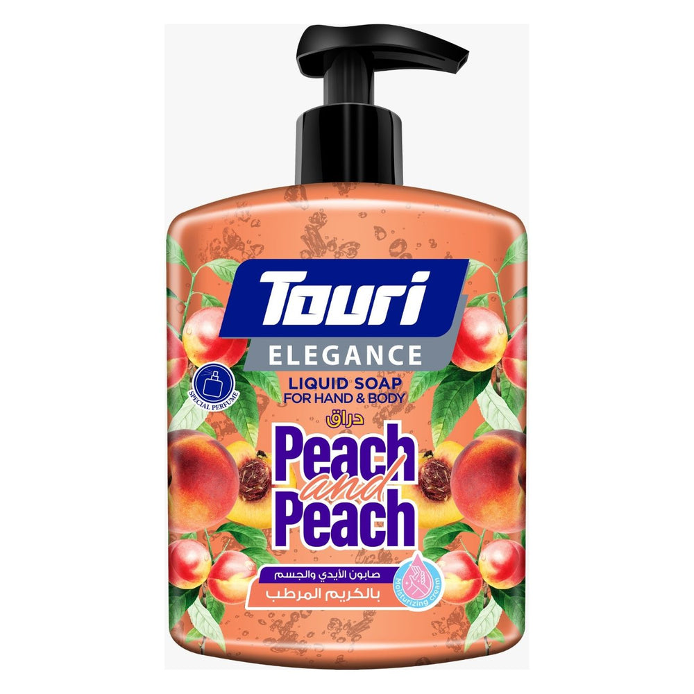 Touri Liquid Soap For Hand & Body Peach & Peach 400ml