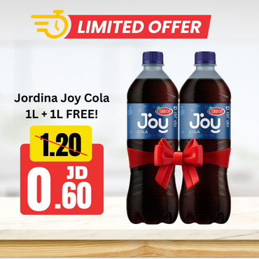 Jordina Joy Cola 1L + 1L FREE!
