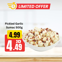 Pickled Garlic With Olive Oil And Sumac 500g