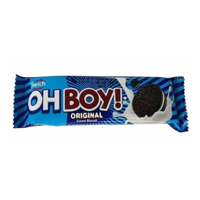 Oh Boy Cookies & Cream Sandwich Biscuits 33g
