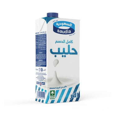 Saudia Full Fat Milk 1000ML