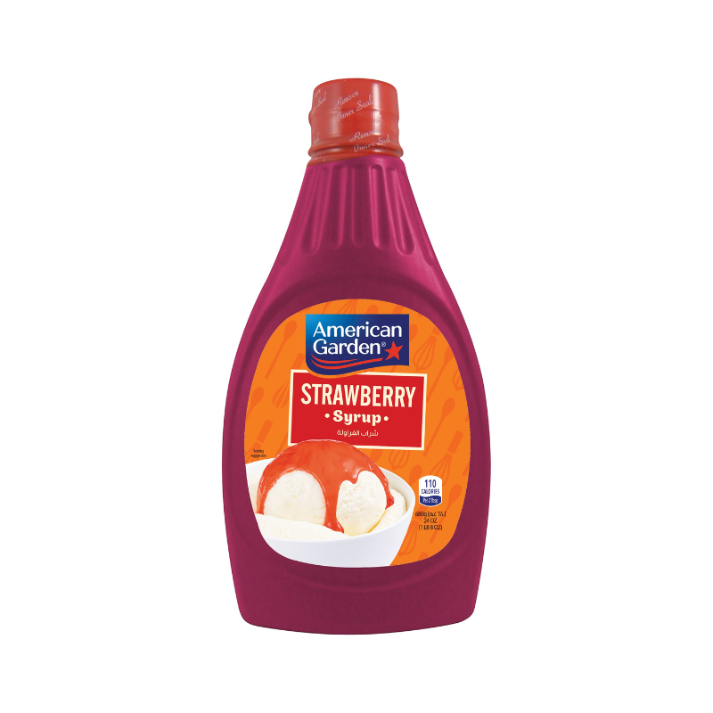 American Garden Strawberry syrup 680g
