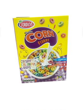 Jordina Corn Flakes Crispy Colorful Loops 250g