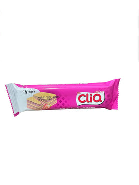 Mr . Cliq Wafer Filled With Strawberry Cream 25g
