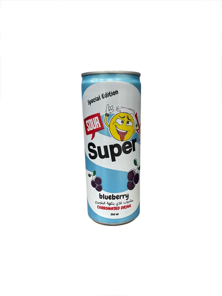 Super Blueberry Sour Special Edition Carbonated Drink 250ml