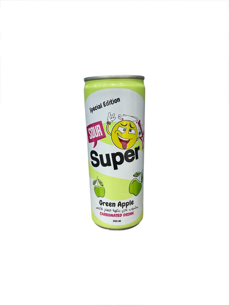 Super Green Apple Sour Special Edition Carbonated Drink 250ml