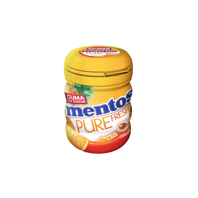 Mentos Tropical Chewing Gum 30 Pieces - 60g