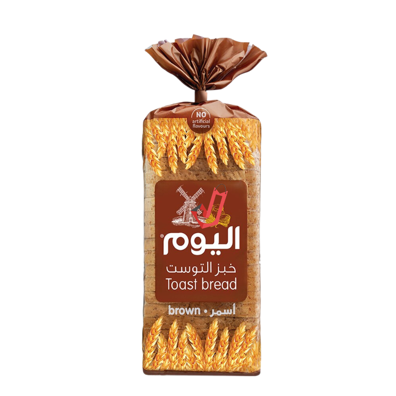 اليوم خبز توست بني 600 جرام