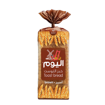 اليوم خبز توست بني 600 جرام