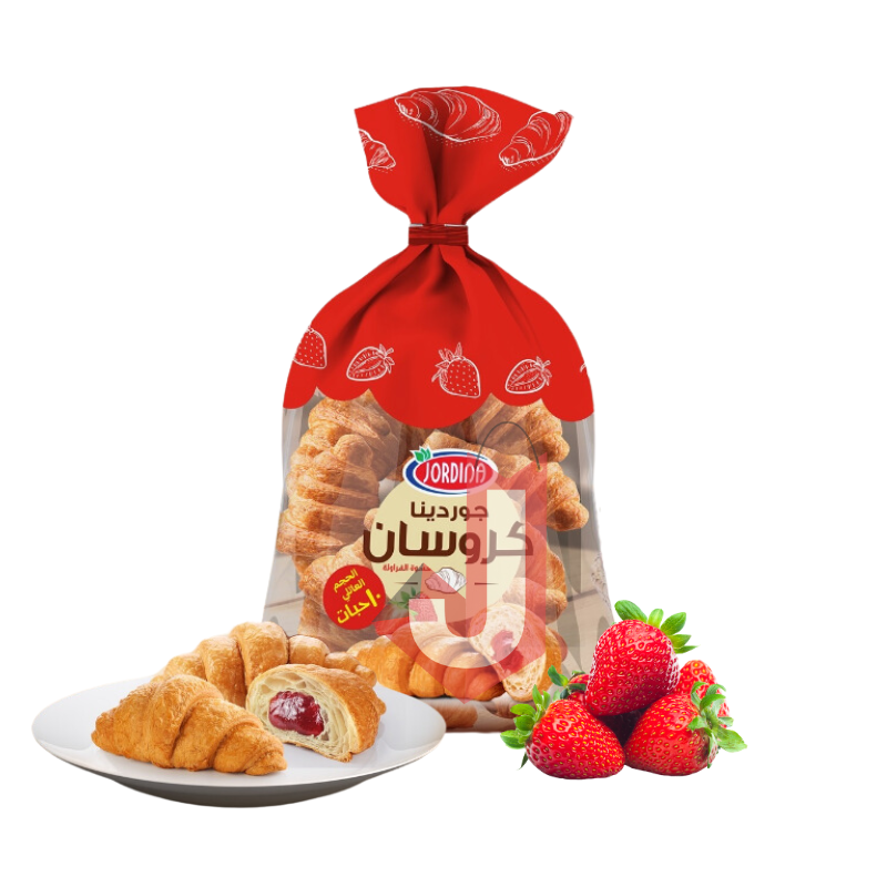 Jordina Croissant with Strawberry Filling 10 Pieces