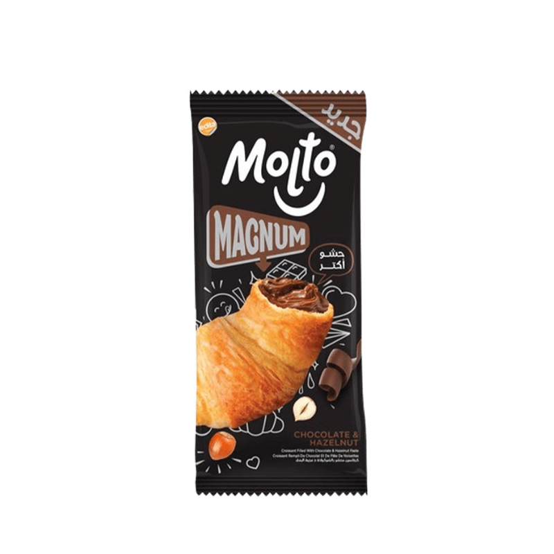 Molto Magnum Chocolate & Hazelnut Croissant 80g
