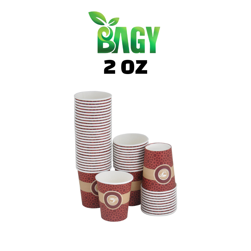 Bagy High Quality Paper Cup 2Oz, 50 Paper Cups