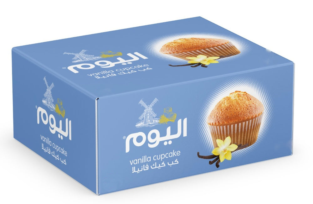 اليوم كب كيك فانيليا 30 جرام * 15 قطعة