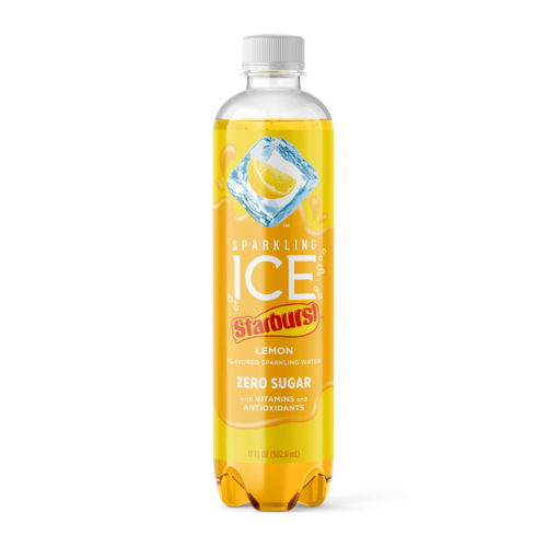 Sparkling Ice Starburst Lemon Flavored Sparkling Water Zero Sugar 502.8ml
