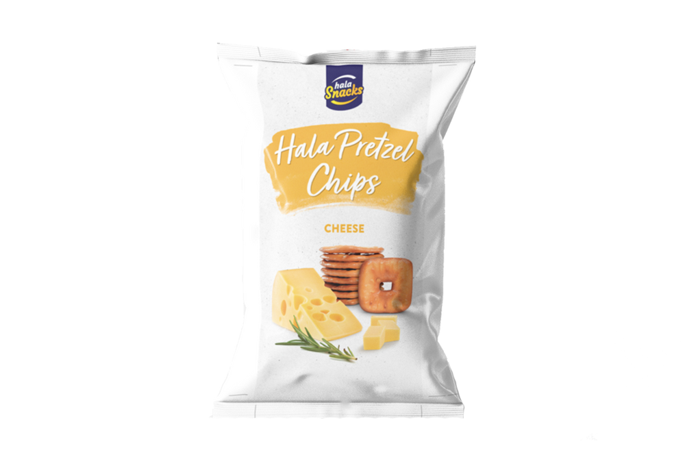 Hala Snacks Pretzels Chips Cheese 30g
