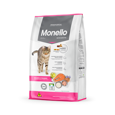Monello Adult Cat Dry Food Mix Salmon and Chicken Flavor 1kg