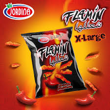 Jordina Flamin Hot  Chips 50 g