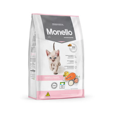 Monello Adult Cat Dry Food Mix Salmon and Frango Flavor 1kg