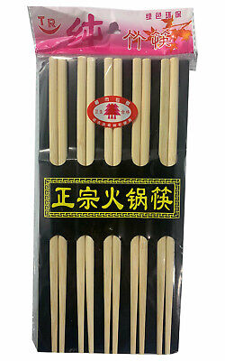 Bamboo Chopsticks Sushi Chinese 23cm Oriental Food Chop Sticks 10 Pairs