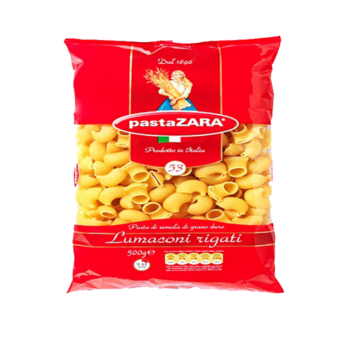 Pasta Zara Lumaconi Rigati No 53/ 500g