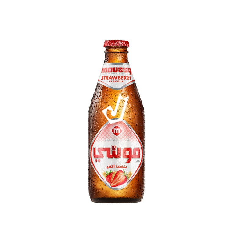 Moussy Non Alcoholic Malt Beverage Strawberry 330ml